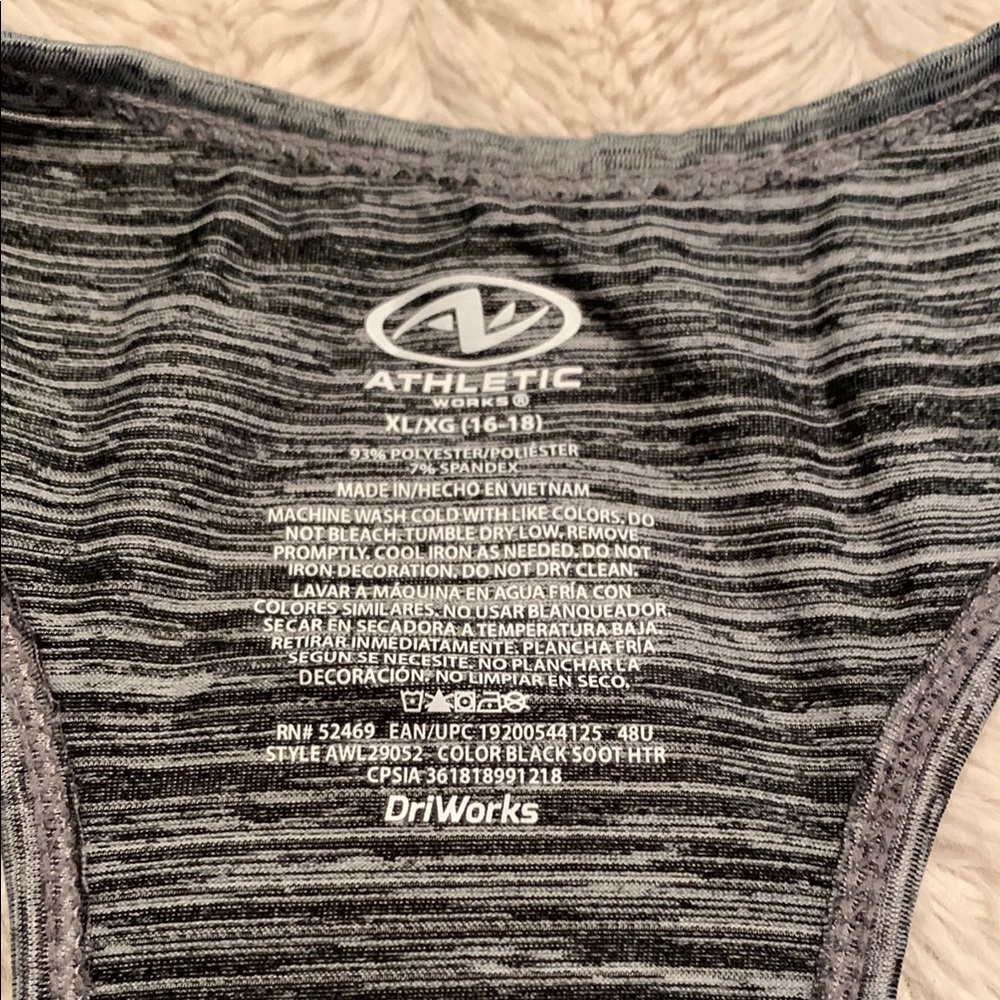 Athletic Works Black Heathered Leggings